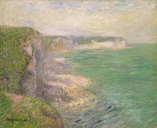 Los acantilados de Fecamp, c.1920